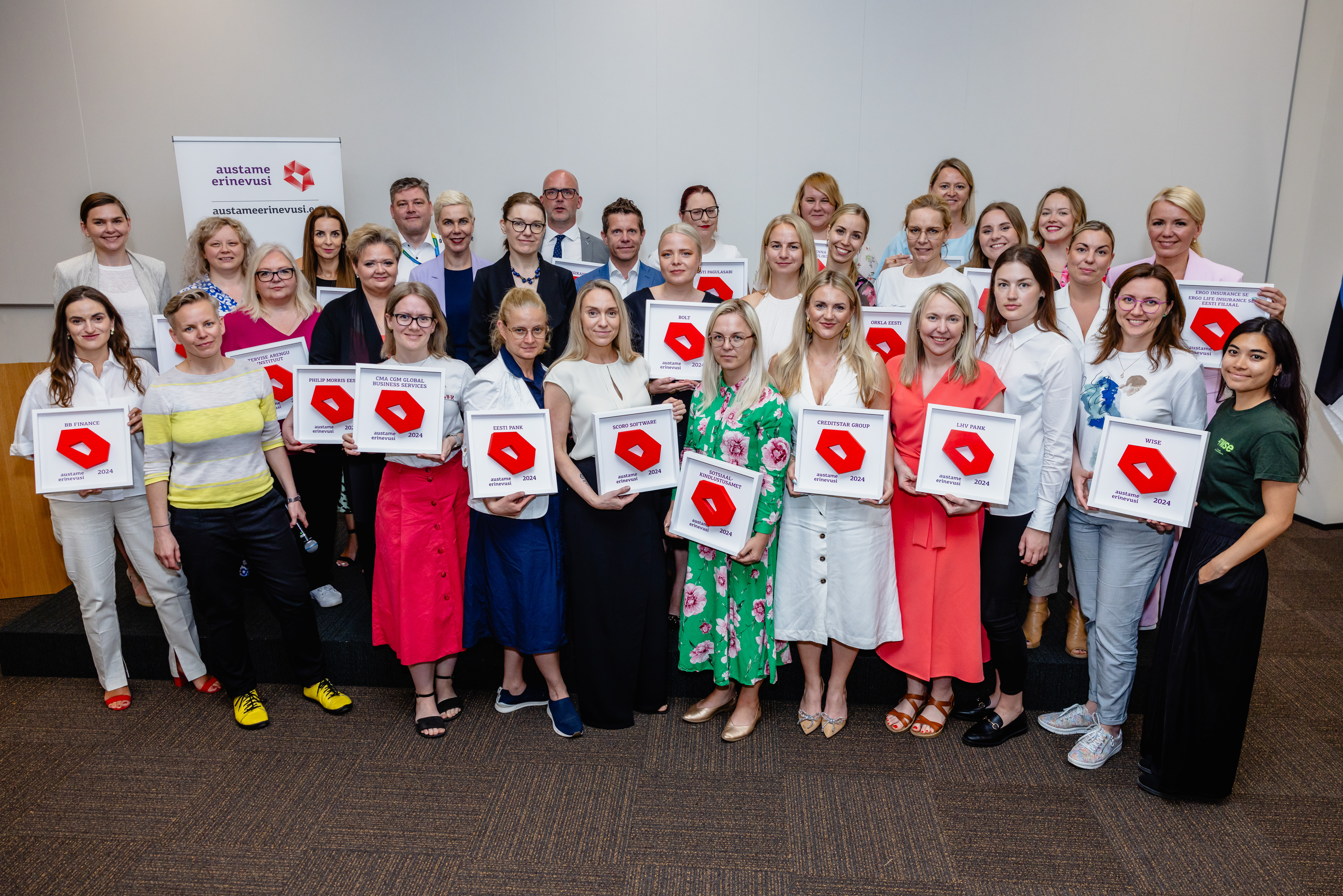 austame erinevusi märgise saajad 2024