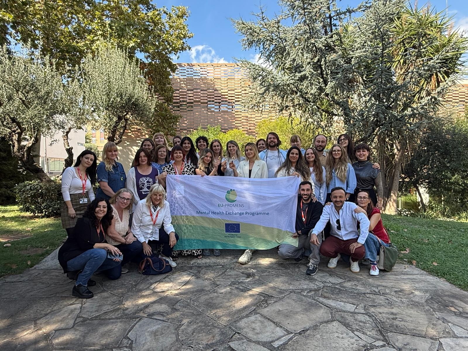 Vaimse tervise spetsialistide vahetusprogrammis „EU-Promens“ osalejad. 