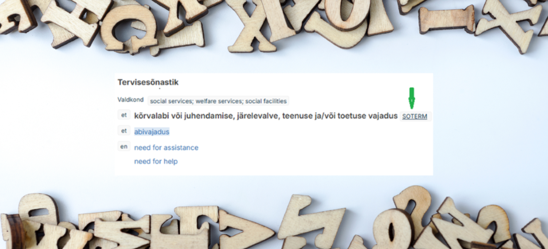 tervisesõnastiku pilt