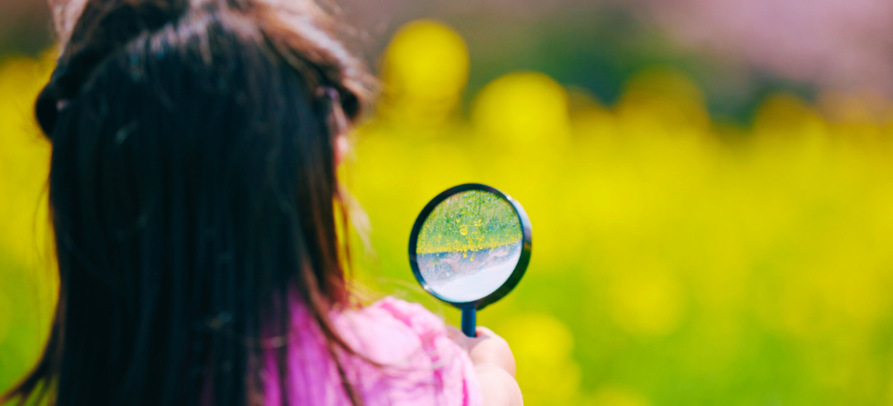 laps luubiga uurimas