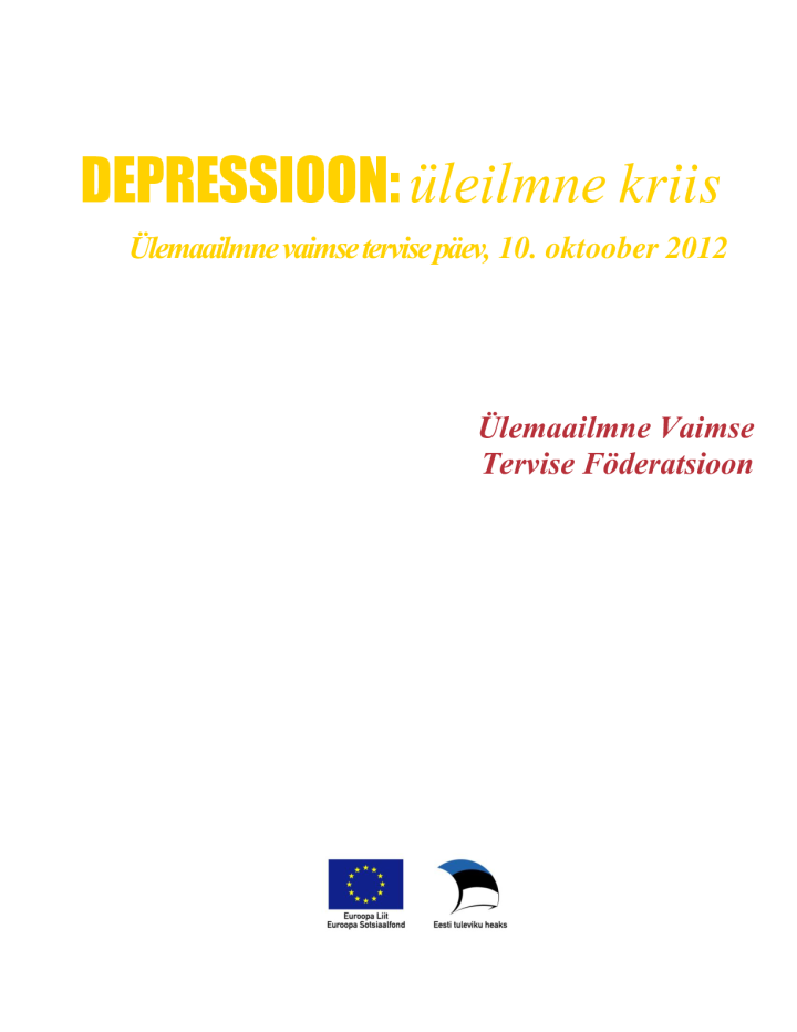 Depressioon: üleilmne kriis