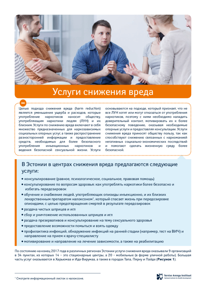 Услуги снижения вреда