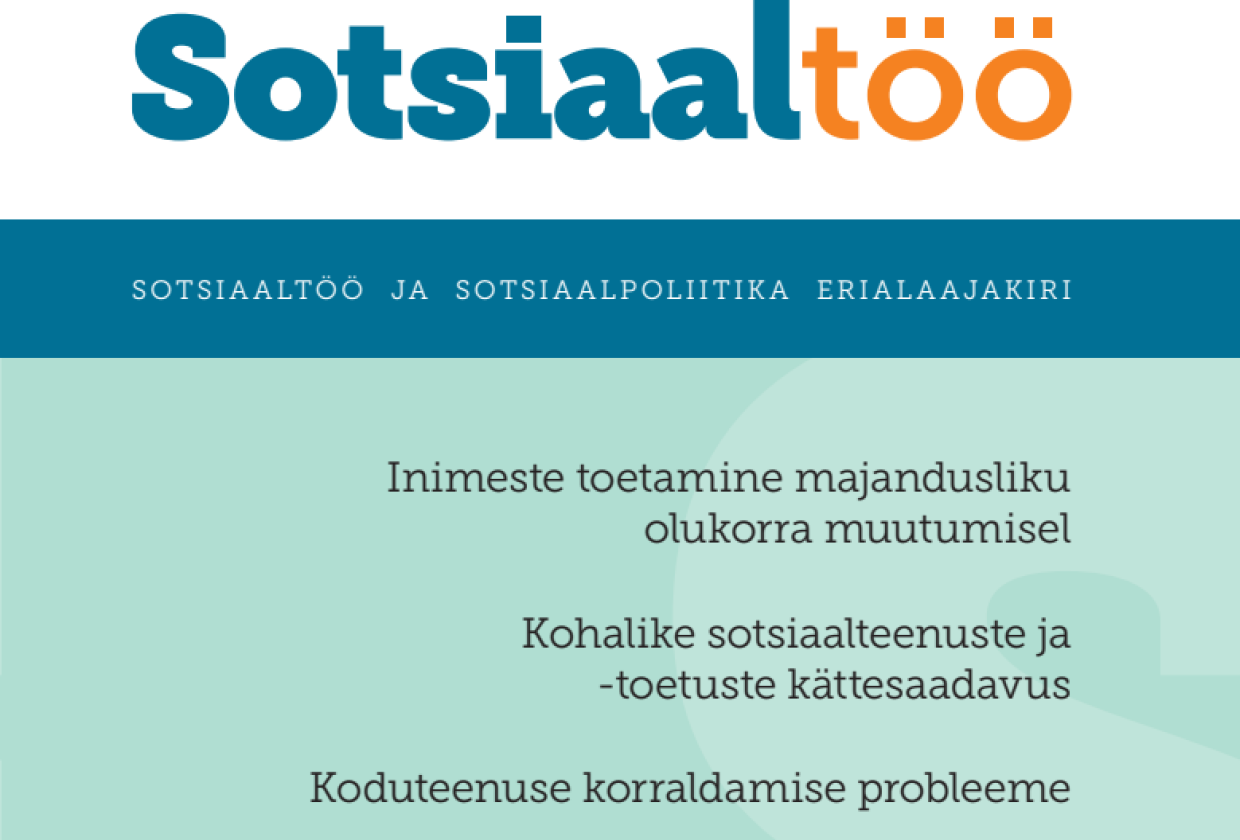Sotsiaaltöö veebruarinumber on pühendatud kohalikele sotsiaalteenustele ja abivõimalustele