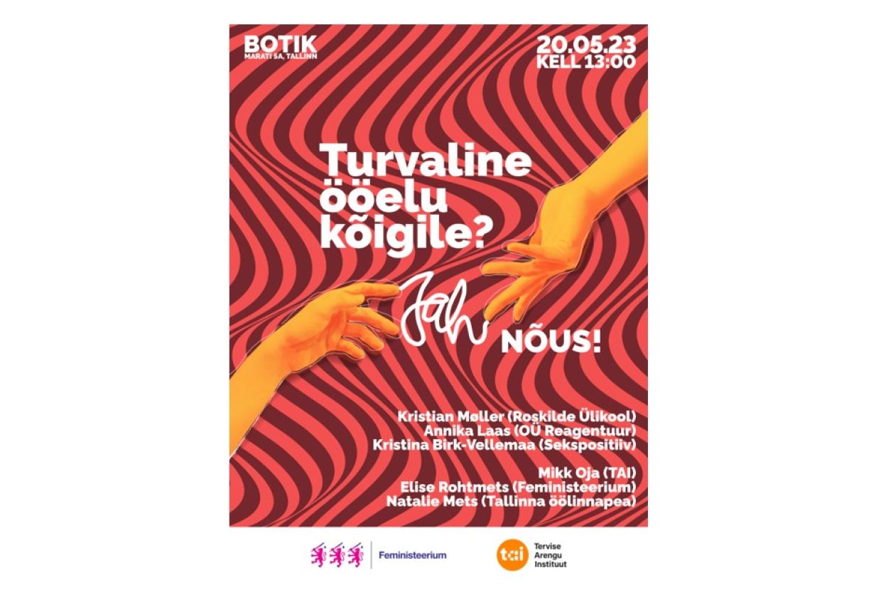 turvalise ööelu konverenentsi plakat